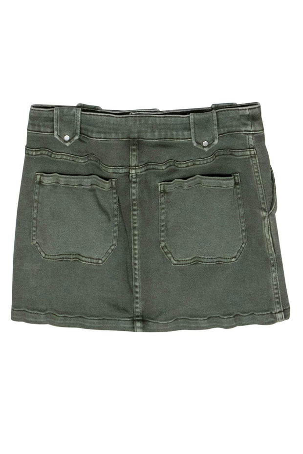 Current Boutique-Rebecca Minkoff - Olive Green Denim Miniskirt Sz 26