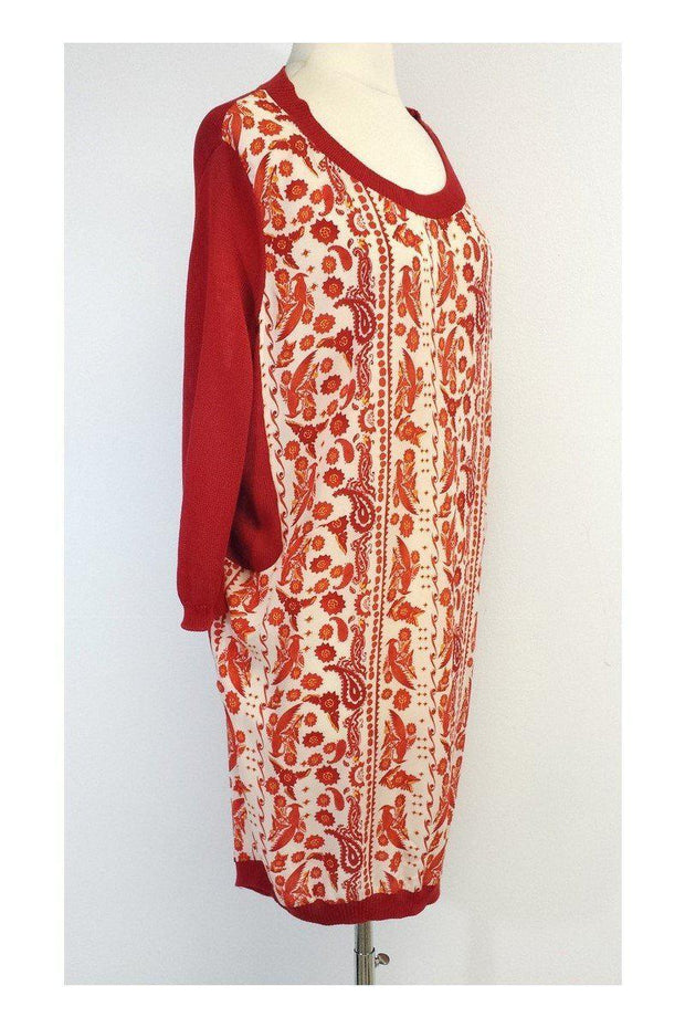 Current Boutique-Rebecca Minkoff - Red Paisley Print Jai Dress Sz M