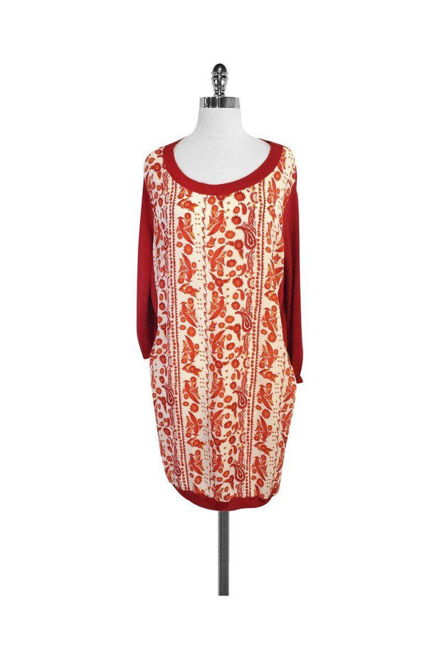 Current Boutique-Rebecca Minkoff - Red Paisley Print Jai Dress Sz M