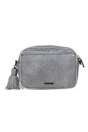 Current Boutique-Rebecca Minkoff - White & Black Pebbled Leather Crossbody