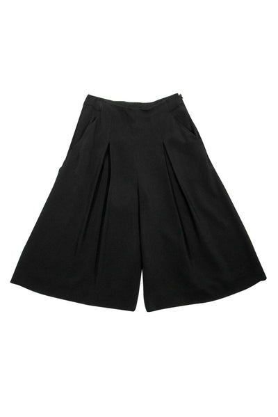 Current Boutique-Rebecca Taylor - Black Pleated Culottes Sz 4