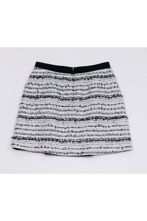 Current Boutique-Rebecca Taylor - Black & White Tweed Skirt Sz 4