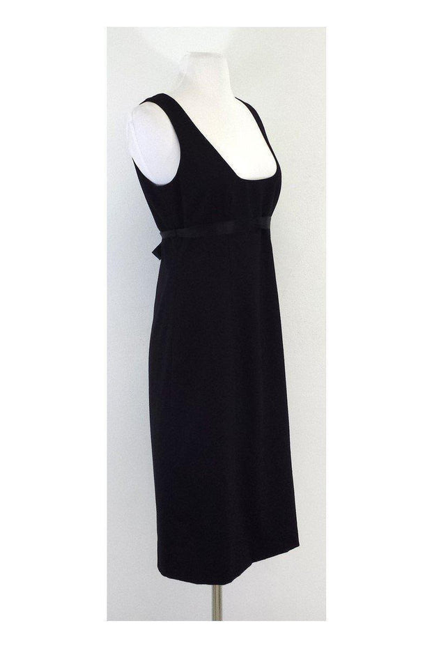 Current Boutique-Rebecca Taylor - Black Wool Sleeveless Dress Sz 8