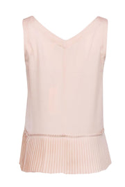 Current Boutique-Rebecca Taylor - Blush Pink Silk "Penelope Tank" Sz 2