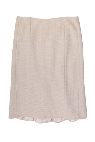 Current Boutique-Rebecca Taylor - Champagne Pink Wool Pencil Skirt Sz 4