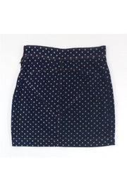 Current Boutique-Rebecca Taylor - Denim Polka Dot Miniskirt Sz 8