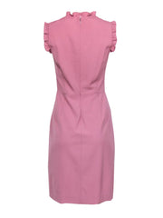 Current Boutique-Rebecca Taylor - Dusty Rose Ruffle Sheath Dress Sz 8