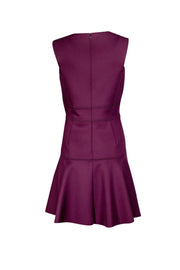 Current Boutique-Rebecca Taylor - Eggplant Purple Fit & Flare Dress Sz 12