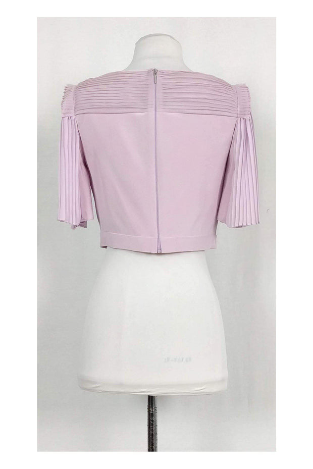 Current Boutique-Rebecca Taylor - Lavender Pleated Crop Top Sz 0