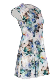 Current Boutique-Rebecca Taylor - Pastel Floral Flared Hem Dress Sz 4