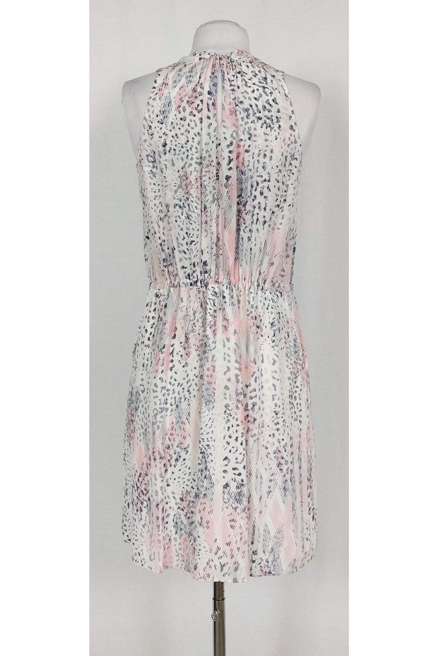 Current Boutique-Rebecca Taylor - Pink & Grey Animal Print Dress Sz 0