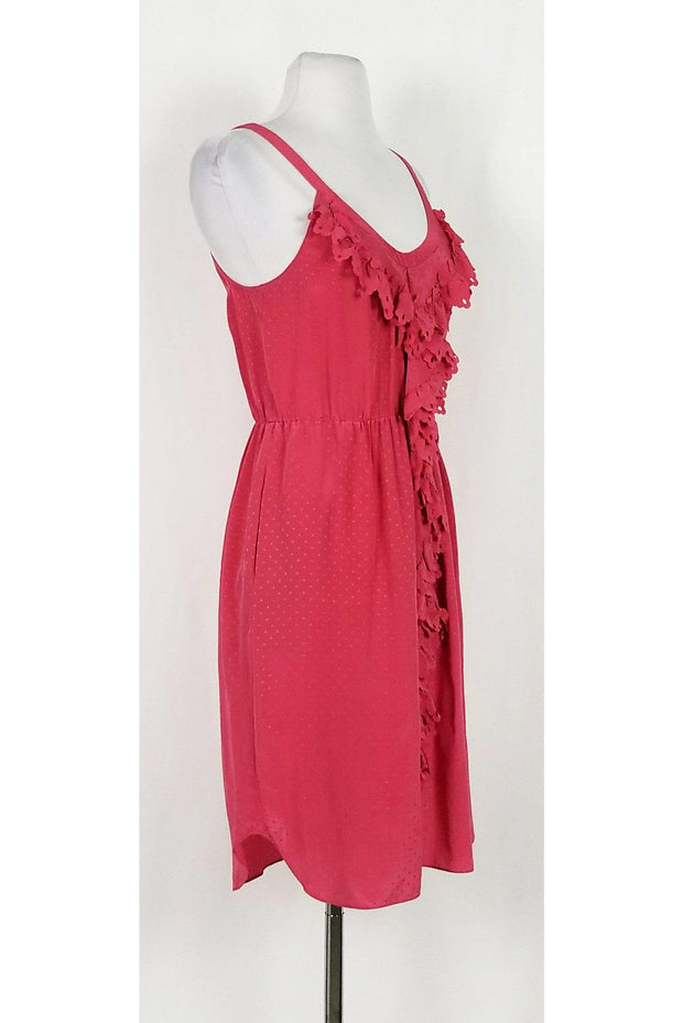 Current Boutique-Rebecca Taylor - Pink Ruffle Dress Sz 4