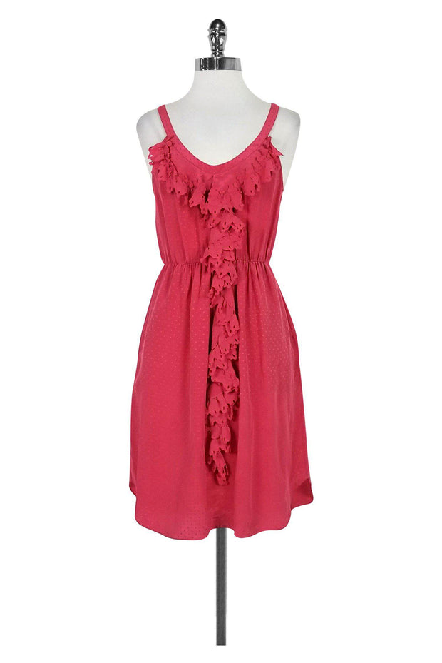 Current Boutique-Rebecca Taylor - Pink Ruffle Dress Sz 4