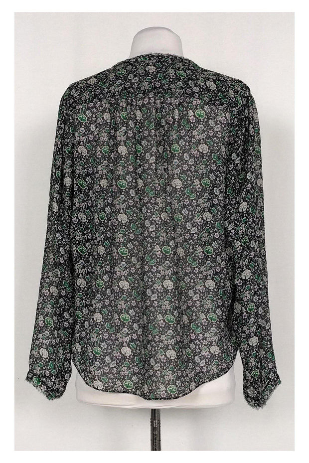 Current Boutique-Rebecca Taylor - Semi-Sheer Floral Top Sz 8