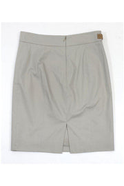 Current Boutique-Red Valentino - Khaki & Brown Cotton Blend Skirt Sz 10