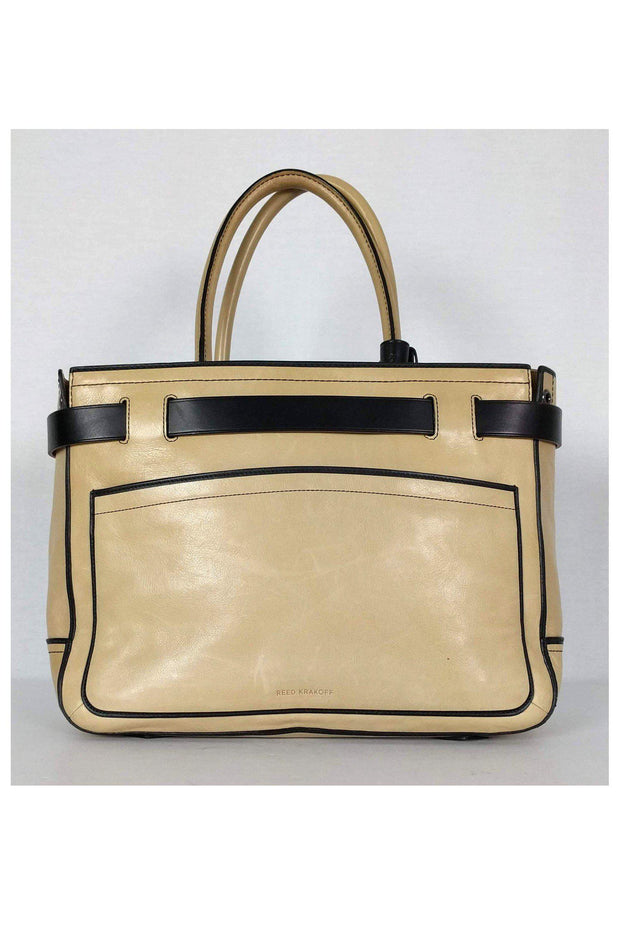 Current Boutique-Reed Krakoff - Tan Leather Tote Bag