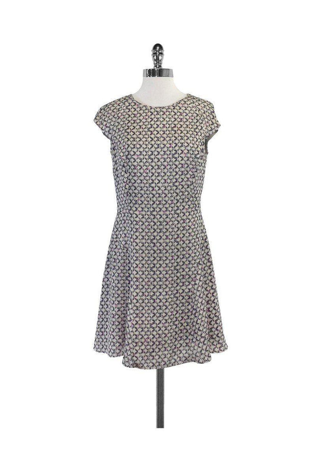 Current Boutique-Reiss - Grey Scala Chain Print Dress Sz 8