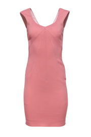 Current Boutique-Reiss - Pink Sleeveless Sheath Dress w/ Seam Detailing Sz 4