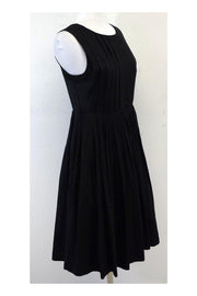 Current Boutique-Robert Rodriguez - Black Cotton & Silk Sleeveless Dress Sz 2