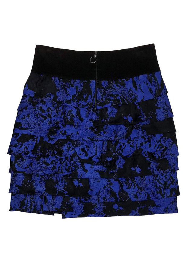 Current Boutique-Robert Rodriguez - Black & Royal Blue Skirt Sz 10