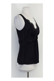 Current Boutique-Robert Rodriguez - Black Silk Sleeveless Top Sz 2