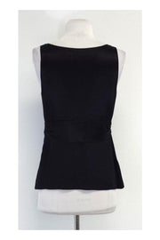 Current Boutique-Robert Rodriguez - Black Silk Sleeveless Top Sz 2