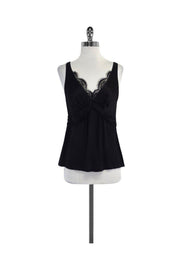 Current Boutique-Robert Rodriguez - Black Silk Sleeveless Top Sz 2