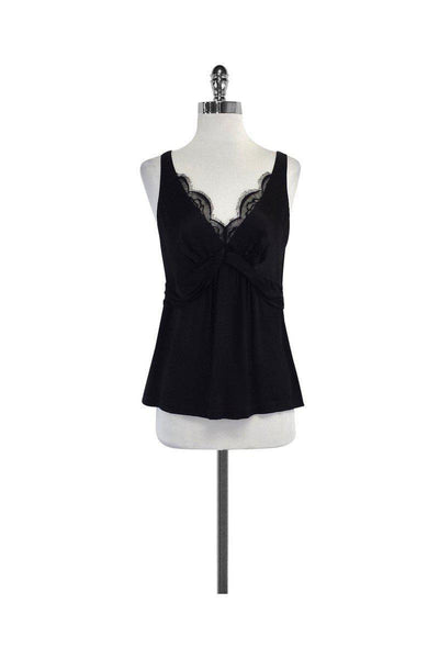 Current Boutique-Robert Rodriguez - Black Silk Sleeveless Top Sz 2