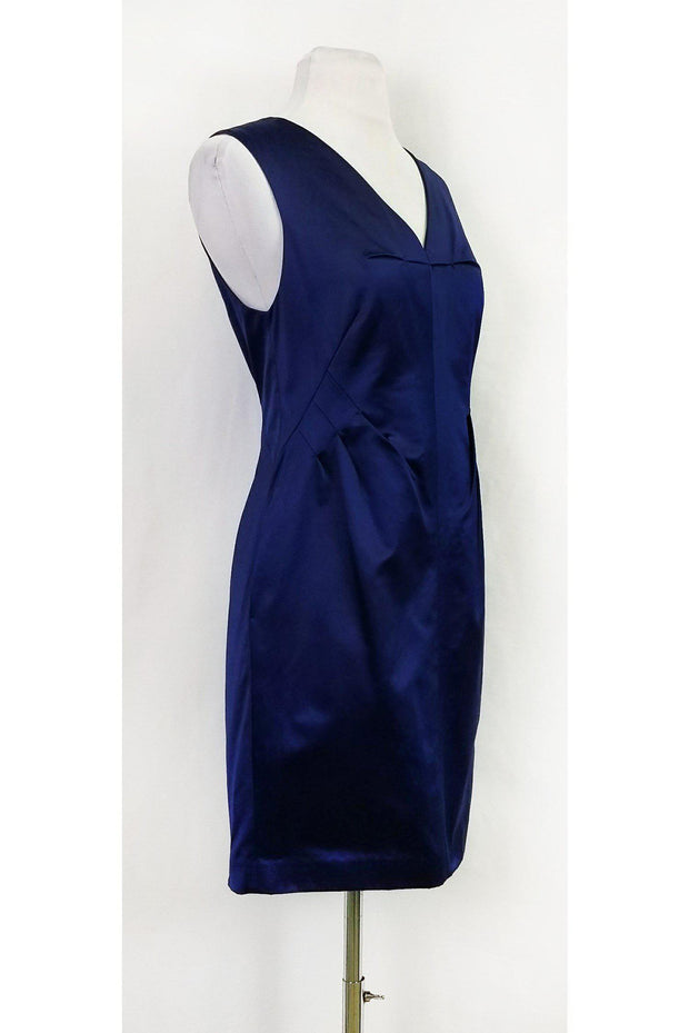 Current Boutique-Robert Rodriguez - Blue Satin Dress Sz 4