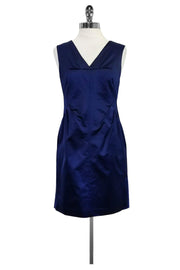 Current Boutique-Robert Rodriguez - Blue Satin Dress Sz 4