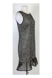 Current Boutique-Sachin & Babi - Black & White Speckled Lattice Dress Sz 6