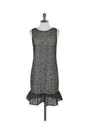 Current Boutique-Sachin & Babi - Black & White Speckled Lattice Dress Sz 6