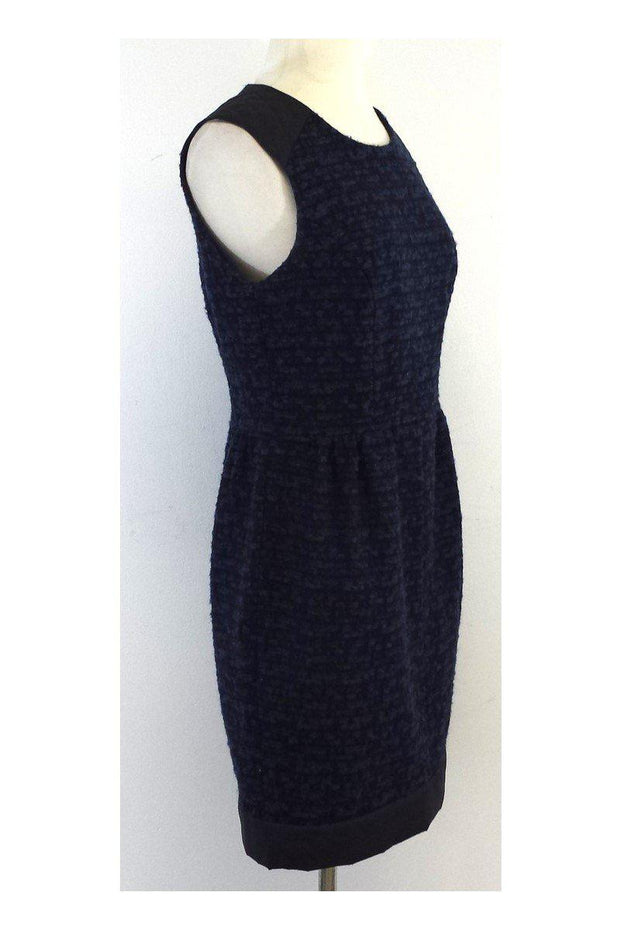 Current Boutique-Sandro - Blue & Black Tweed Dress Sz S