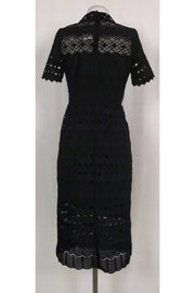 Current Boutique-Sandro - Macrame Midi Cut Out Dress Sz 2