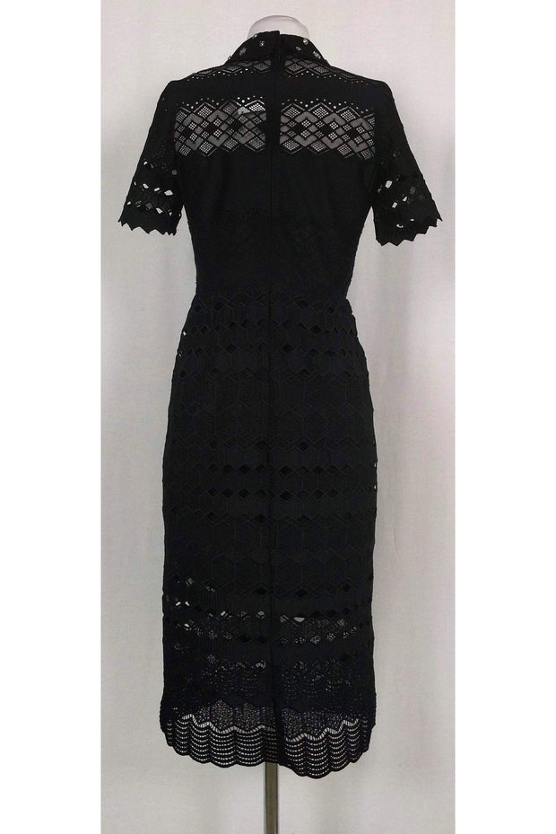 Current Boutique-Sandro - Macrame Midi Cut Out Dress Sz 2