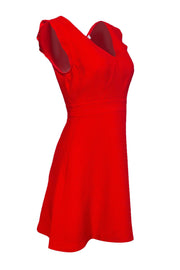 Current Boutique-Sandro - Red Fit & Flare Dress Sz S