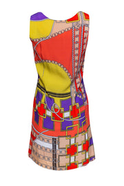 Current Boutique-Sara Campbell - Multicolored Graphic Shift Dress Sz 0