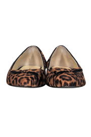 Current Boutique-Sarah Flint -"Natalie" Leopard Print Calf Hair Flats Sz 6.5