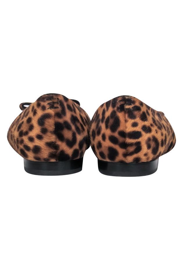 Current Boutique-Sarah Flint -"Natalie" Leopard Print Calf Hair Flats Sz 6.5