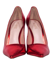 Current Boutique-Schutz - Red Metallic Pointed Toe Pumps Sz 9.5