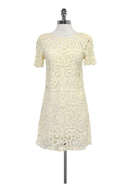 Current Boutique-Sea NY - Cream Lace Dress Sz 0