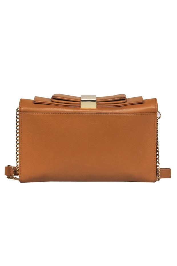 Current Boutique-See by Chloe - Brown Leather Convertible Crossbody Wallet