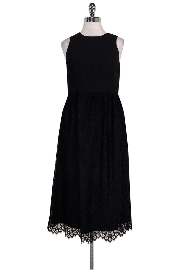 Current Boutique-Shoshanna - Black Lace Midi Sz 4