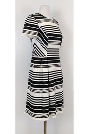 Current Boutique-Shoshanna - Black & White Striped Dress Sz 10