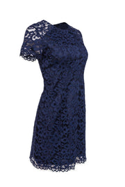 Current Boutique-Shoshanna - Navy Lace Shift Dress Sz 0