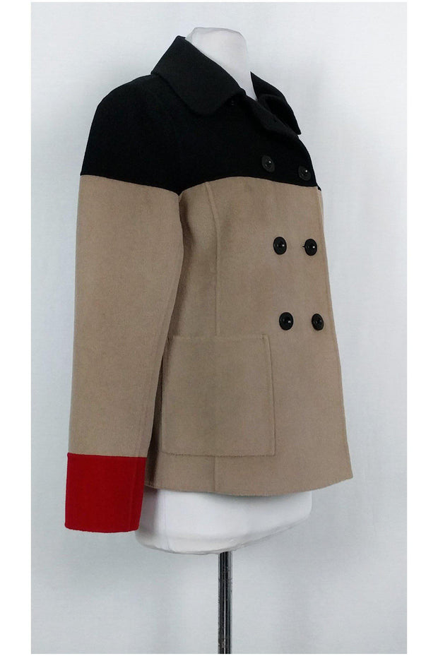 Current Boutique-St. John - Black, Brown & Red Jacket Sz 4