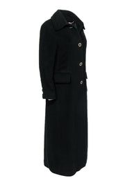 Current Boutique-St. John - Black Cashmere Longline Coat Sz 4