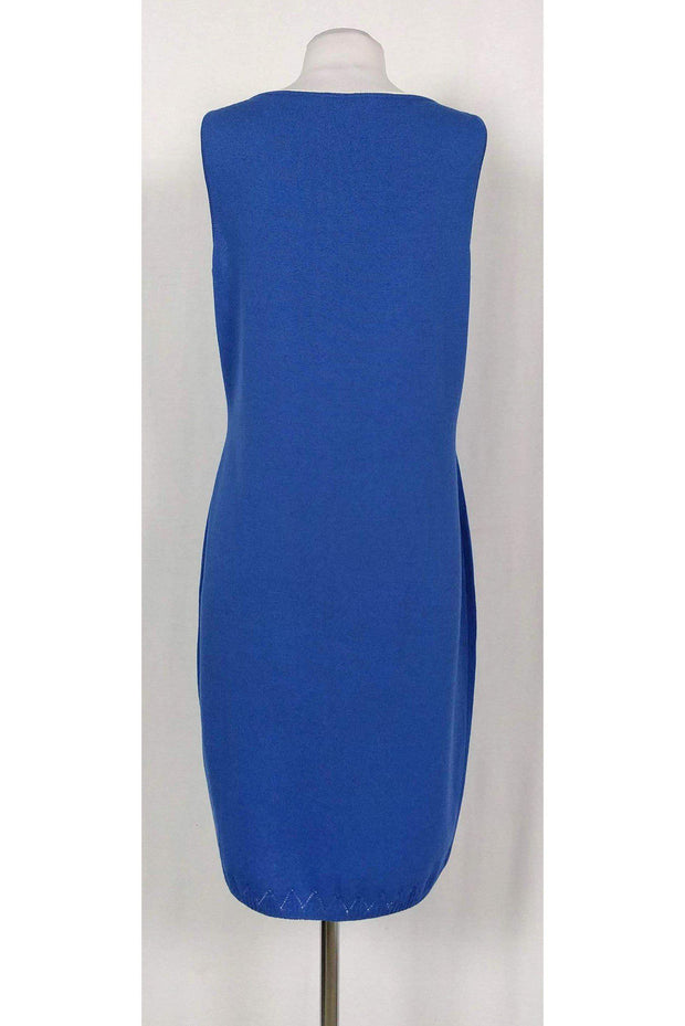 Current Boutique-St. John - Blue Knit Dress Sz 8