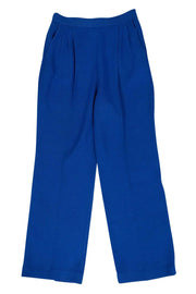 Current Boutique-St. John - Blue Knit Trousers Sz 6