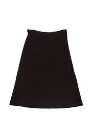 Current Boutique-St. John - Brown Knit Midi Skirt Sz 8